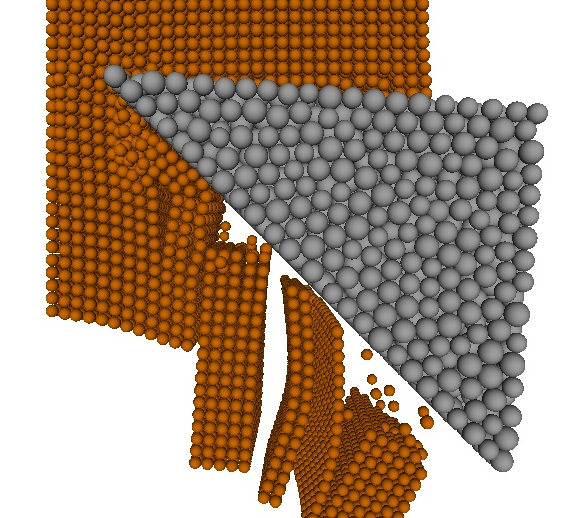 Green wood Discret Element Modeling